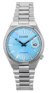 Citizen Tsuyosa Edelstahl Hellblaues Zifferblatt Automatik NJ0200-50L Herrenuhr