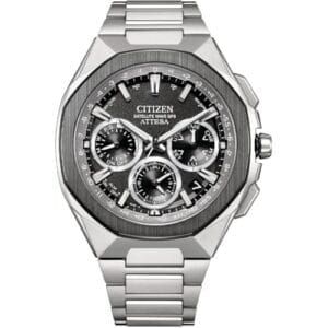Citizen Herren Chronograph Eco-Drive Armbanduhr Attesa Satellite Wave GPS