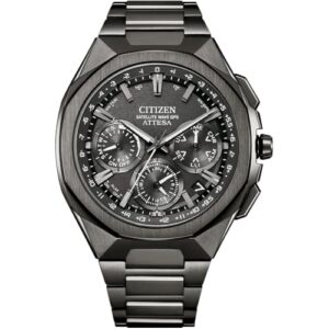 Citizen Herren Chronograph Eco-Drive Armbanduhr Attesa Satellite Wave GPS