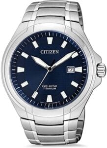 CITIZEN Eco-Drive Herren Armbanduhr BM7430-89L, Blau