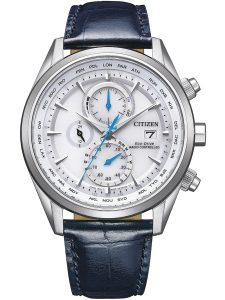Citizen AT8260-18A Eco-Drive Chronograph Herrenuhr Funkuhr 43mm 10ATM