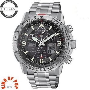 CITIZEN JY8100-80E R/C Skyhawk EcoDrive Super Titanium,*EXPRESS 1/2 DAYS*