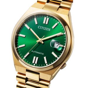 Citizen Tsuyosa NJ0152-51X Automatik Saphirgr&uuml;nes Zifferblatt Herrenuhr