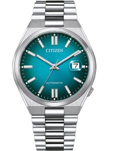 CITIZEN Herren Analog Automatik Uhr mit Edelstahl Armband NJ0151-88X