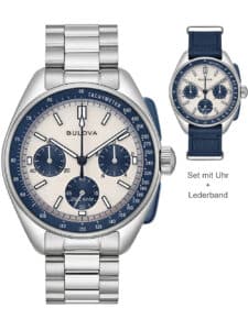 Bulova 98K112 Lunar Pilot Special Edit. Chronograph Herrenuhr 44mm 5ATM