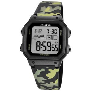 Calypso K5812/4 Herrenuhr Digital Camouflage Gr&uuml;n