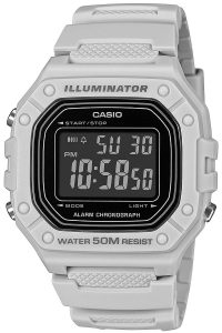 Casio W-218H-8BVEF Herren-Digitaluhr Sandfarben