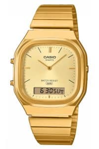 Casio AQ-240EG-9AEF Edgy Collection Herrenuhr AnaDigi Goldfarben