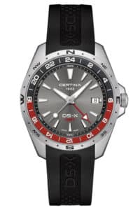 Certina C047.452.17.081.01 Herrenuhr Quarz DS-X GMT Schwarz