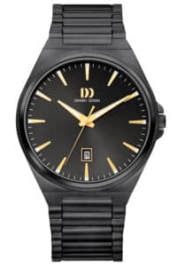 Danish Design IQ96Q1303 Herren-Armbanduhr Quarz DKx Pro Grau/Goldfarben