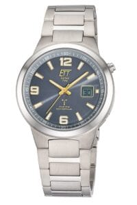 ETT Eco Tech Time EGT-11708-52M Herrenuhr Funk-Solar Everest Gents Titan/Bicolor