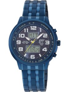 ETT Eco Tech Time EGS-11735-32M Herrenuhr Solar Drive Funk 48mm 10ATM