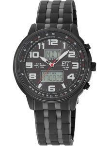 ETT Eco Tech Time EGS-11736-22M Herrenuhr Solar Drive Funk 48mm 10ATM