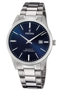 Festina F20511/3 Herren-Armbanduhr Quarz Stahl/Blau