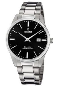 Festina F20511/4 Herren-Quarzuhr Edelstahl/Schwarz