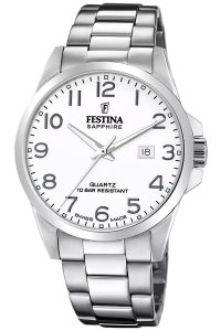 Festina F20024/1 Herrenuhr Stahlband mit Saphirglas