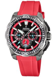 Festina F20725/5 Herrenuhr Chronograph Rot