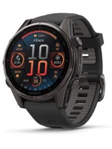 Garmin 010-02903-21 Herrenuhr fenix 8 AMOLED Saphirglas Silikonband 43mm 10ATM