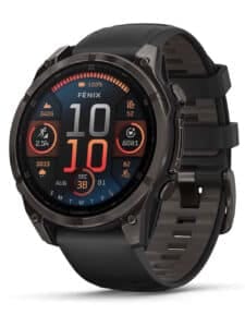 Garmin 010-02904-21 Herrenuhr fenix 8 AMOLED Saphirglas Silikonband 47mm 10ATM