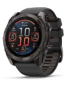 Garmin 010-02905-21 Herrenuhr fenix 8 AMOLED Saphirglas Silikonband 51mm 10ATM