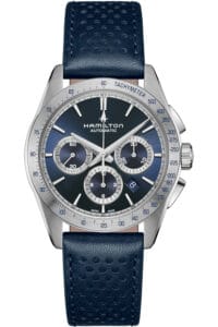 Hamilton H36616640 Herrenuhr Chronograph Automatik Jazzmaster Performer Blau