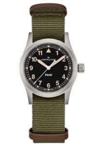 Hamilton H69301930 Armbanduhr Khaki Field Quarz Gr&uuml;n/Schwarz 33 mm
