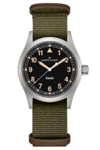 Hamilton H69401930 Uhr in Unisexgr&ouml;&szlig;e Khaki Field Quarz Gr&uuml;n/Schwarz 38 mm