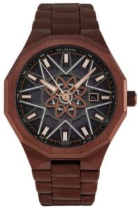 Holzkern Herrenuhr Solar Star Trek&trade; Tellarite Marmor/Violett