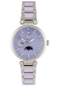 Holzkern Damenarmbanduhr Moonbow Lila Gerais/Keramik