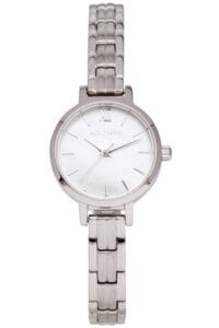 Holzkern Damenuhr Quarz Skadi Silberfarben/Perlmutt