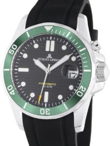 Jacques Lemans 1-2170E Hybromatic Diver Herrenuhr 41mm 20ATM