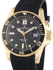 Jacques Lemans 1-2170F Hybromatic Diver Herrenuhr 41mm 20ATM