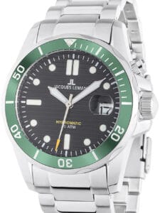 Jacques Lemans 1-2170K Hybromatic Diver Herrenuhr 41mm 20ATM