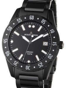 Jacques Lemans 42-10D Liverpool Ceramic Herrenuhr 42mm 10ATM