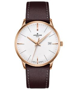 Junghans 58/7500.02 Meister Mega Herrenuhr Funk Braun/Ros&eacute;goldfarben