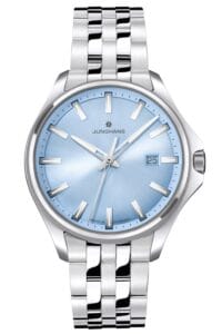 Junghans 47/4531.44 Damenuhr Quarz Meister S Hellblau 35 mm