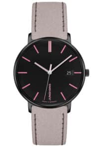 Junghans 47/4256.00 Damenuhr Form Quarz Grau/Schwarz