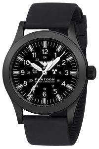 KHS PLABSSF.SB Herrenuhr Platoon Solar Silikon Schwarz