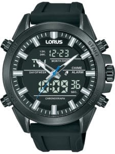 Lorus RW671AX9 Herrenuhr Analog-Digital Alarm Chronograph 45mm 10ATM