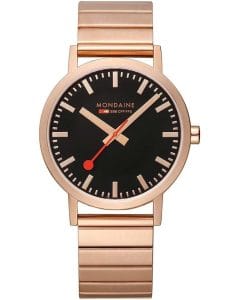 Mondaine A660.30360.16SBR Classic Schwarz und Ros&eacute; 40mm 3ATM