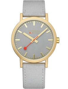 Mondaine A660.30360.80SBU Classic Grau und Gold 40mm 3ATM