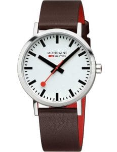 Mondaine A660.30360.11SBGV Herrenuhr Classic SBB vegan 40mm 3ATM