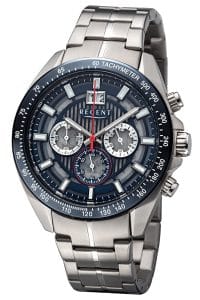 Regent 11150795 Herren-Chronograph Stahl/Schwarz