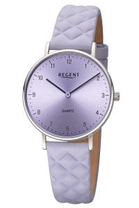 Regent BA-852 Damen-Quarzuhr Fliederfarben