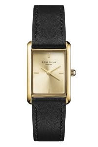Rosefield HCBLG-H07 Damenuhr Heirloom Schwarz/Goldfarben