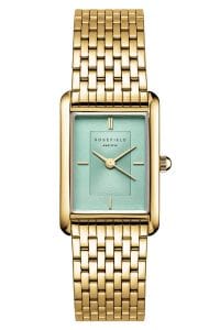 Rosefield HMGSG-H04 Damenuhr Heirloom Goldfarben/Mintgr&uuml;n
