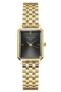 Rosefield OBGSG-O61 Damenuhr Octagon XS Goldfarben/Schwarz