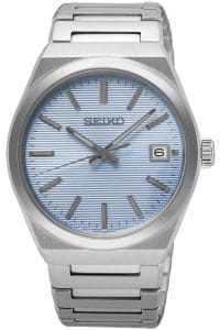 Seiko SUR599P1 Herren-Armbanduhr Edelstahl/Hellblau