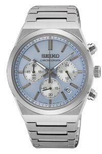 Seiko SSB459P1 Herrenuhr Chronograph Edelstahl/Hellblau