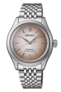 Seiko SPB523J1 Presage Armbanduhr Automatik Stahl/Hellbraun